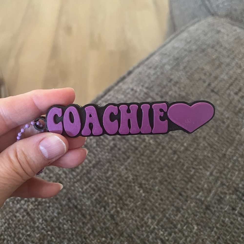 Coachie Purse Charm Handmade!